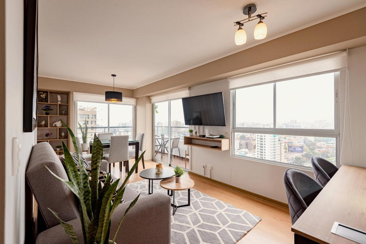 Alu Apartments - Limit With Miraflores Panoramic City View Lima Zewnętrze zdjęcie