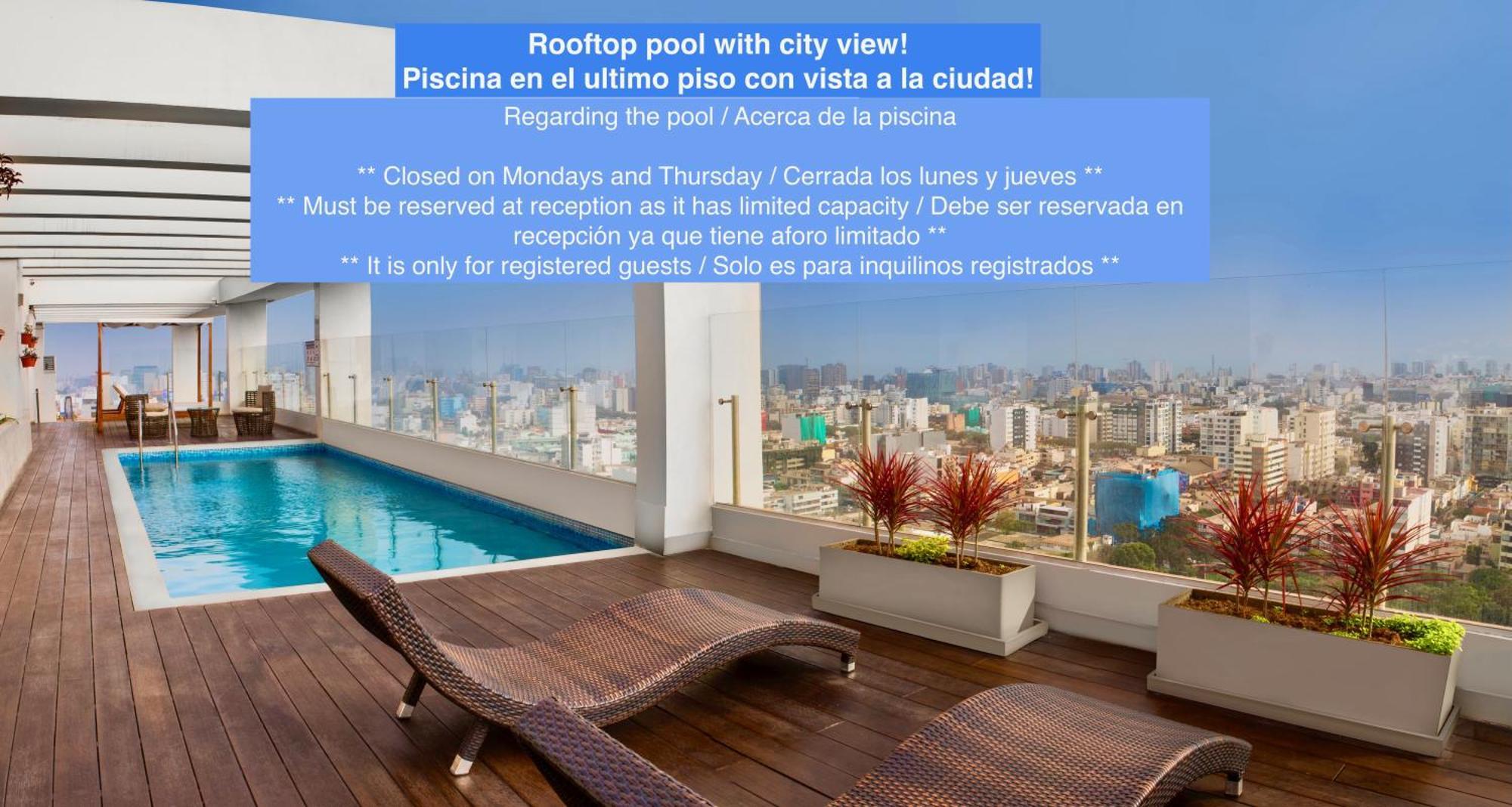 Alu Apartments - Limit With Miraflores Panoramic City View Lima Zewnętrze zdjęcie