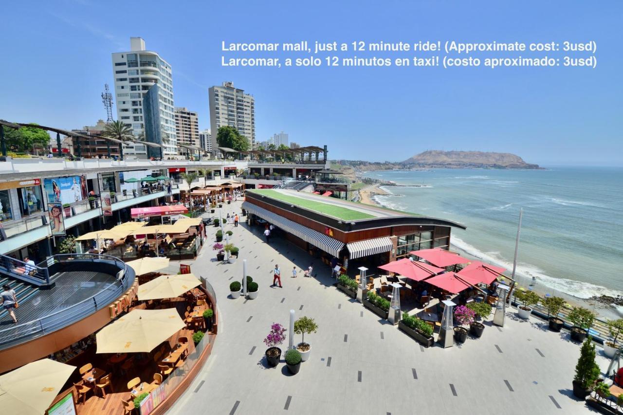 Alu Apartments - Limit With Miraflores Panoramic City View Lima Zewnętrze zdjęcie